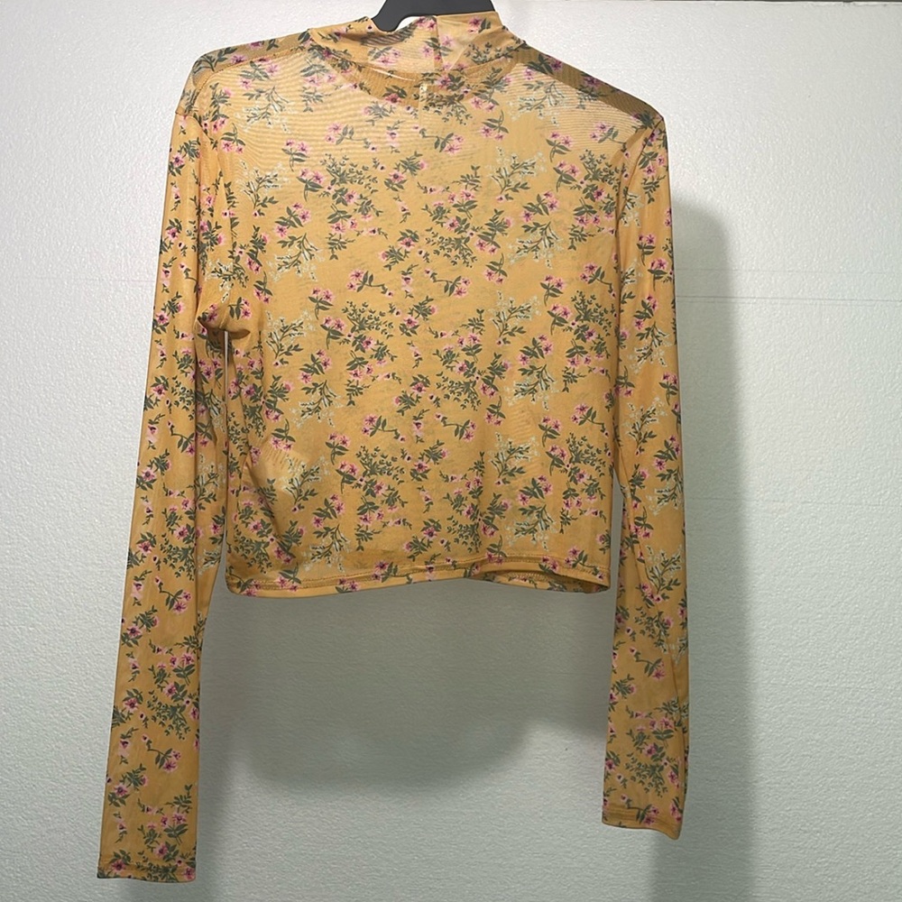 Sheer crop top